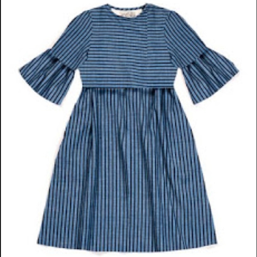 ace & jig janis dress in promenade 📘🦕🧵